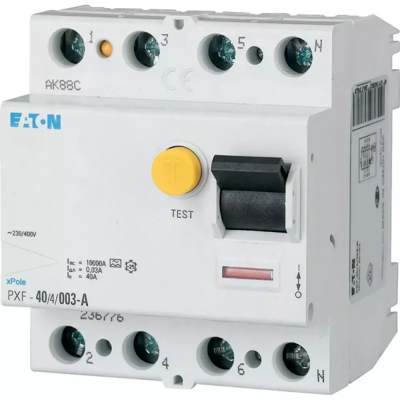 EATON PXF-63/4/03-S/B prúdový chránič, 63A, 4-pólový, 300mA, Typ B selektívny 300304