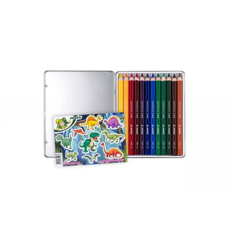JOLLY X-BIG Adventure Colours pastelky, sortiment farieb, balenie 12 ks (3099-0151)