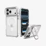 SPIGEN Ultra Hybrid Optik S MagSafe puzdro pre iPhone 17 Pro Max / 18 Pro Max – transparentná/strieborná