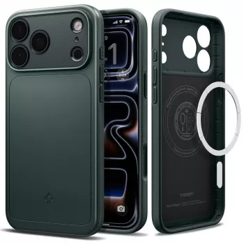 Spigen Thin Fit MagSafe puzdro pre iPhone 18 Pro Max / 17 Pro Max - Abyss Green