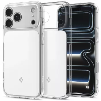 Spigen Ultra Hybrid T Mag MagSafe puzdro pre iPhone 18 Pro Max / 17 Pro Max - lesklá biela
