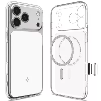 Spigen Ultra Hybrid T Mag MagSafe puzdro pre iPhone 18 Pro Max / 17 Pro Max - lesklá biela