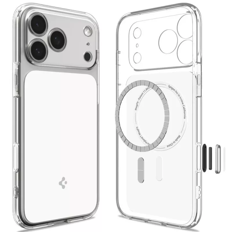 Spigen Ultra Hybrid T Mag MagSafe puzdro pre iPhone 18 Pro Max / 17 Pro Max - lesklá biela