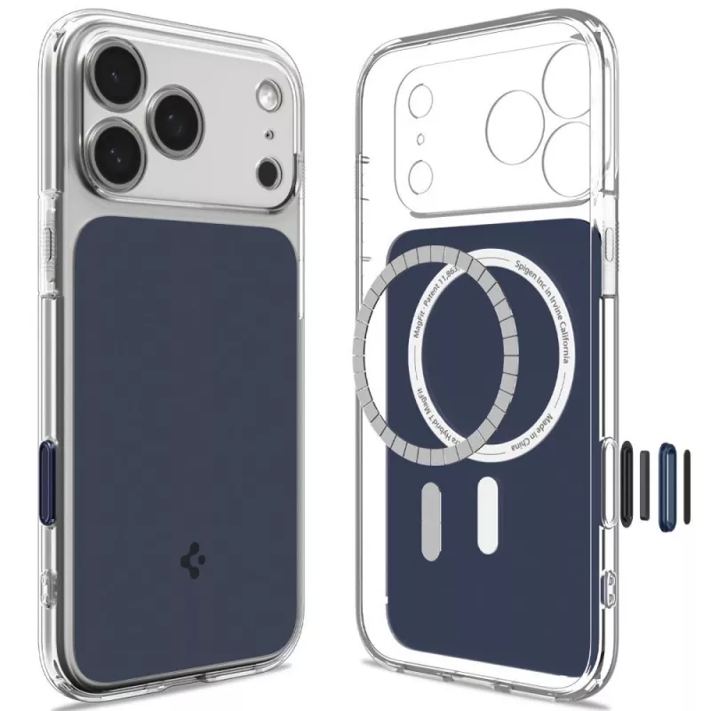 SPIGEN Ultra Hybrid T MagSafe iPhone 17 Pro Max / 18 Pro Max matná čierna modrá