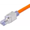 Wirewin WKS FK RJ45 KAT6A konektor samec RJ45 na montáž v teréne, Cat6A, tienený, bez nástroja, zinková zliatina, zlaté kontakty, pre 22-24 AWG, kábel 6-9mm