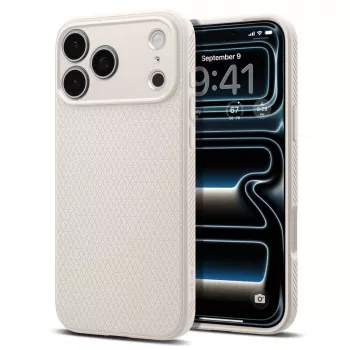 Spigen Liquid Air puzdro pre iPhone 17 Pro / 18 Pro - Natural Titanium
