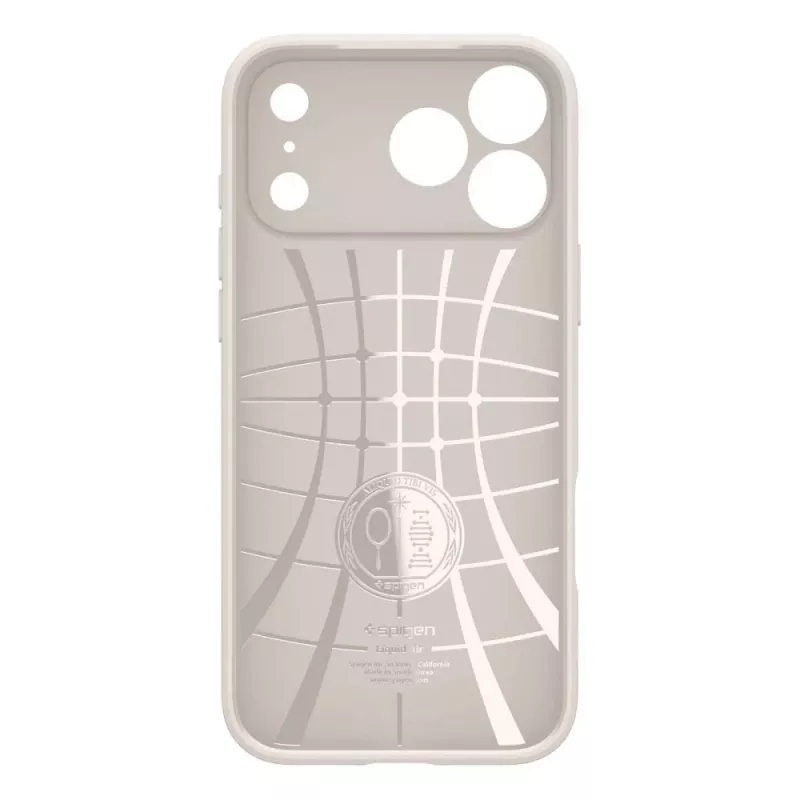 Spigen Liquid Air puzdro pre iPhone 17 Pro / 18 Pro - Natural Titanium