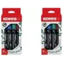 Kores ECO XP1 permanentný marker, guľatý hrot, 3 mm, rôzne farby, sada 4 ks M20764