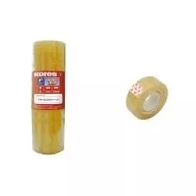 Kores lepiaca páska transparentná PP 19 mm x 33 m, 8 roliek (K51319)