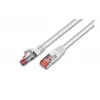 Wirewin S/FTP CAT6 0,25 m sieťový patch kábel, biely (PKW-PIMF-KAT6 0.25 WS)