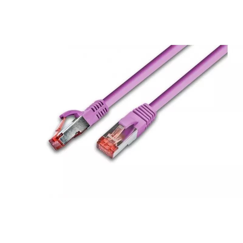 Wirewin S/FTP CAT6 0,75 m sieťový kábel, ružový (PKW-PIMF-KAT6 0.75 MG)