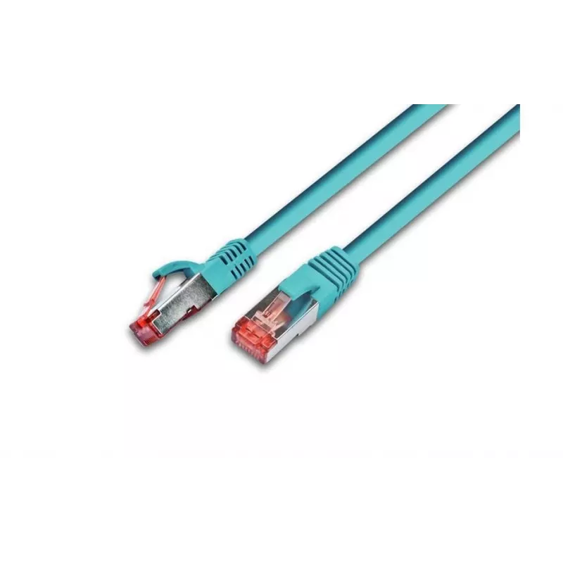 Wirewin S/FTP CAT6 0,75 m sieťový kábel, tyrkysová (PKW-PIMF-KAT6 0.75 TK)