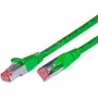 Wirewin S/FTP CAT6 0,25 m sieťový kábel, zelená (PKW-PIMF-KAT6 0.25 GN)
