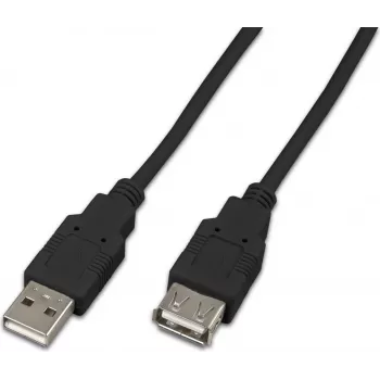 Wirewin USB A-A MF 0.15 SW USB 2.0 predlžovací kábel, 0,15 m, čierna