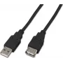 Wirewin USB A-A MF 0.15 SW USB 2.0 predlžovací kábel, 0,15 m, čierna