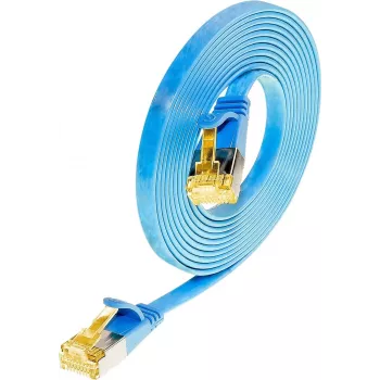 Wirewin Cat6a U/FTP Slim sieťový kábel, 0,1 m, modrý PKW-STP-SLIM-K6A 0.1 BL