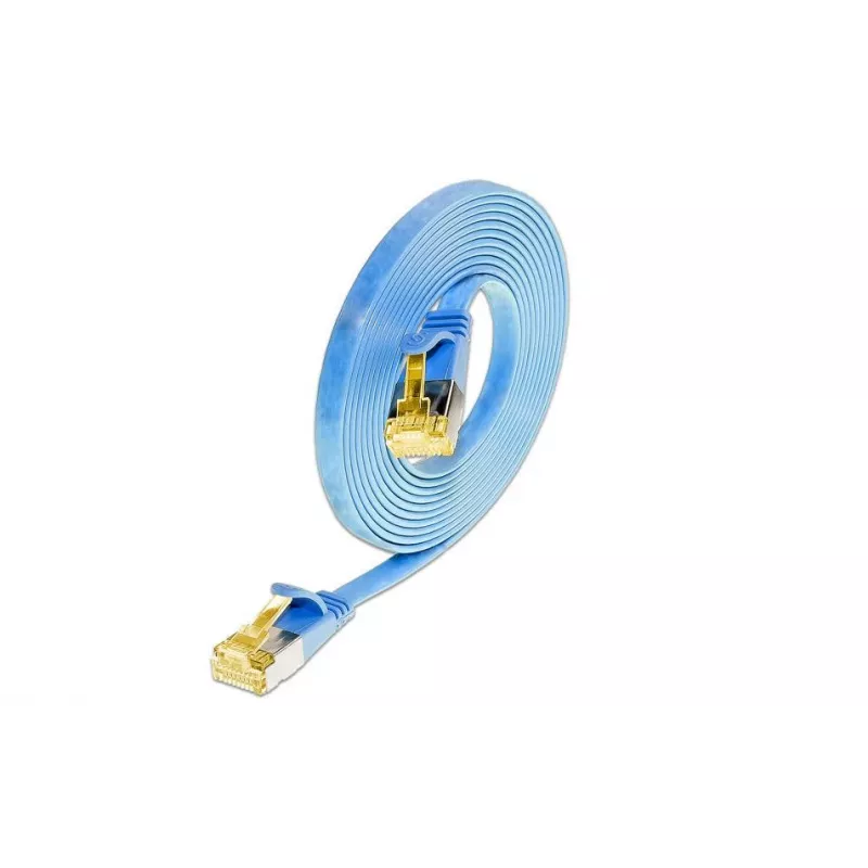Wirewin Cat6a U/FTP Slim sieťový kábel, 0,1 m, modrý PKW-STP-SLIM-K6A 0.1 BL