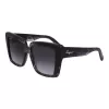 Ferragamo dámske SF1060S-21 motýlie slnečné okuliare, Havana/hnedý gradient, 55 mm