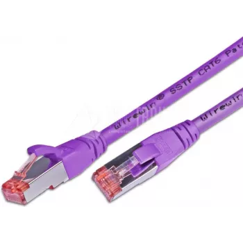 Wirewin KAT6 S/FTP LSOH patch kábel, 1 m, fialový (PKW-PIMF-KAT6 1.0 VT)