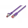 Wirewin KAT6 S/FTP LSOH patch kábel, 1 m, fialový (PKW-PIMF-KAT6 1.0 VT)