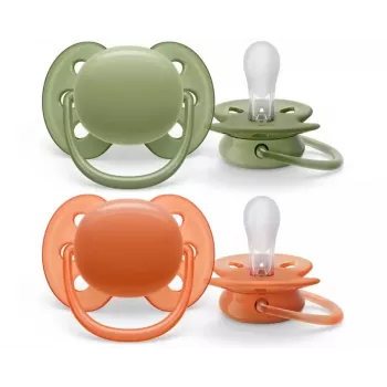 Philips Avent Ultra Soft cumlík neutrálny 18M+ (balenie 2 ks)
