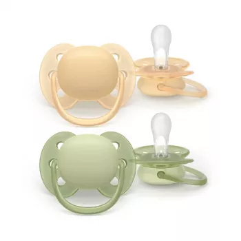 Philips Avent Ultra Soft cumlík 6-18 mesiacov, balenie 2 ks, chlapec