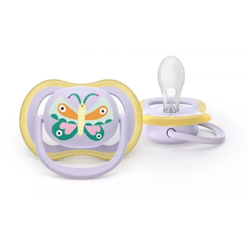 Philips Avent Ultra Air cumlík 0-6 mesiacov, balenie 2 ks, modrý & zelený