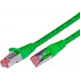 Wirewin Cat6a S/FTP sieťový patch kábel, 1 m, zelený PKW-PIMF-KAT6A 1.0 GN