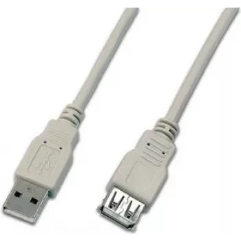 Wirewin USB A-A MF 3.0 GR USB predlžovací kábel 3 m USB 2.0 sivý