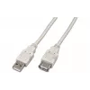 Wirewin USB A-A MF 3.0 GR USB predlžovací kábel 3 m USB 2.0 sivý