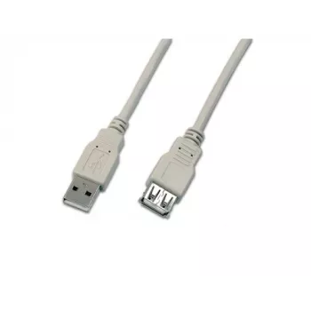 Wirewin USB 2.0 predlžovací kábel A konektor samec na A konektor samica 5 m sivý USB A-A MF 5.0 GR