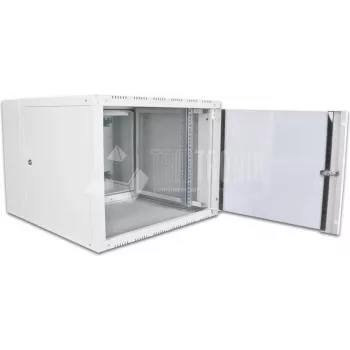 Wirewin 19 palcový nástenný rozvádzač, 2-dielny, 600x650mm, 15U (WCAB D 600X650X15U)
