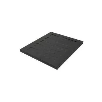 Wirewin SHELF 400 1U BL kryt zadnej strany racku pre policu, čierny