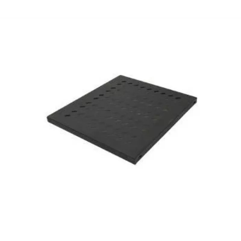 Wirewin SHELF 400 1U BL kryt zadnej strany racku pre policu, čierny