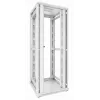 DSIT 47U 19-palcový serverový rack 800x800x2200mm biely s perforovanými dvojitými dverami DS8847DD-W