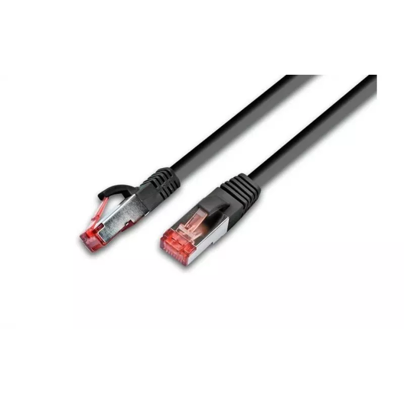 Wirewin Cat.5e F/UTP 7,5m sieťový kábel, RJ45, čierny PKW-STP-K5E  7.5 SW