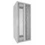 DSIT 42U 19 palcový serverový rack 800x800x2000mm biely, perforované dvojité dvere predné a zadné DS8842DD-W
