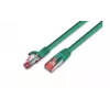 Wirewin Cat.6a S/FTP sieťový kábel, RJ45, 0,25 m, zelený PKW-PIMF-KAT6A 0.25 GN