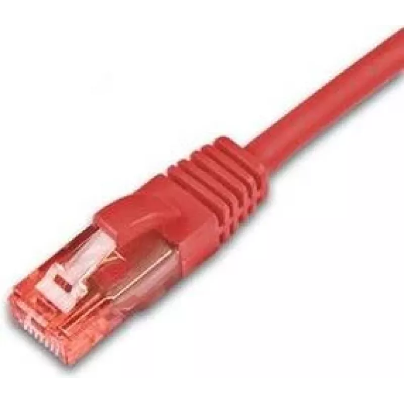 Wirewin Cat6 U/UTP sieťový patch kábel 10 m červený PKW-UTP-KAT6 10.0 RT