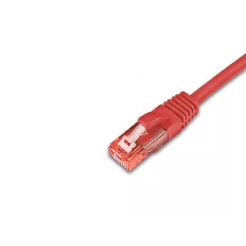 Wirewin Cat6 U/UTP sieťový patch kábel 10 m červený PKW-UTP-KAT6 10.0 RT