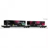 Roco 6600170 DC TX Logistik Sgns plošinový vozeň H0