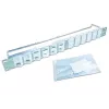 Wirewin kvalitný 24-portový keystone modulový blindpanel, 0° alebo 45° uhol nastaviteľný keystone systém (WKS PANEL 24 DYN ANG)