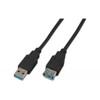 Wirewin USB 3.0 A-A MF 3.0 SW USB kábel 3 m USB 3.2 Gen 1 (3.1 Gen 1) USB A čierna