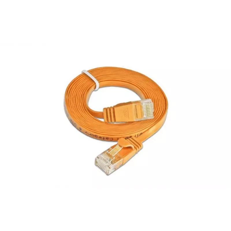Wirewin Cat.6 Slim Ethernet patch kábel U/UTP 1 m oranžový PKW-SLIM-KAT6 1.0 OR