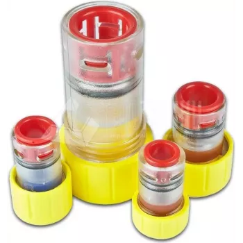 Wirewin Lightwin koncovka so káblovou priechodkou, Gas-Stop Single-Pull tesnenie, 10 mm, 3-6 mm FTTx (DC 10MM OUT 3-6MM)