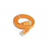 Wirewin Triotronik PKW-SLIM-KAT6 3.0 OR Cat6 U/UTP Slim Ethernet patch kábel, RJ-45 konektor samec na samec, 3m, oranžový