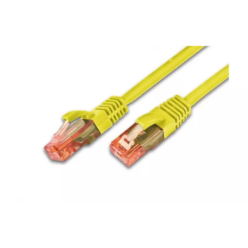 Wirewin PKW-UTP-KAT6 0.25 GE Cat6 U/UTP sieťový patch kábel, 0,25 m, žltý