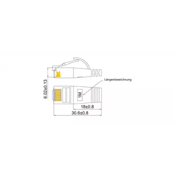 Wirewin Triotronik 0,15m Cat6 U/FTP Slim Ethernet patch kábel, RJ45 konektor samec na samec, biely (PKW-STP-SLIM-KAT6 0.15 WS)
