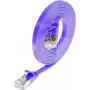 Wirewin SLIM patch kábel STP sieťový kábel fialový 0,75 m Cat6 S/UTP (PKW-STP-SLIM-KAT6 0.75 VT)