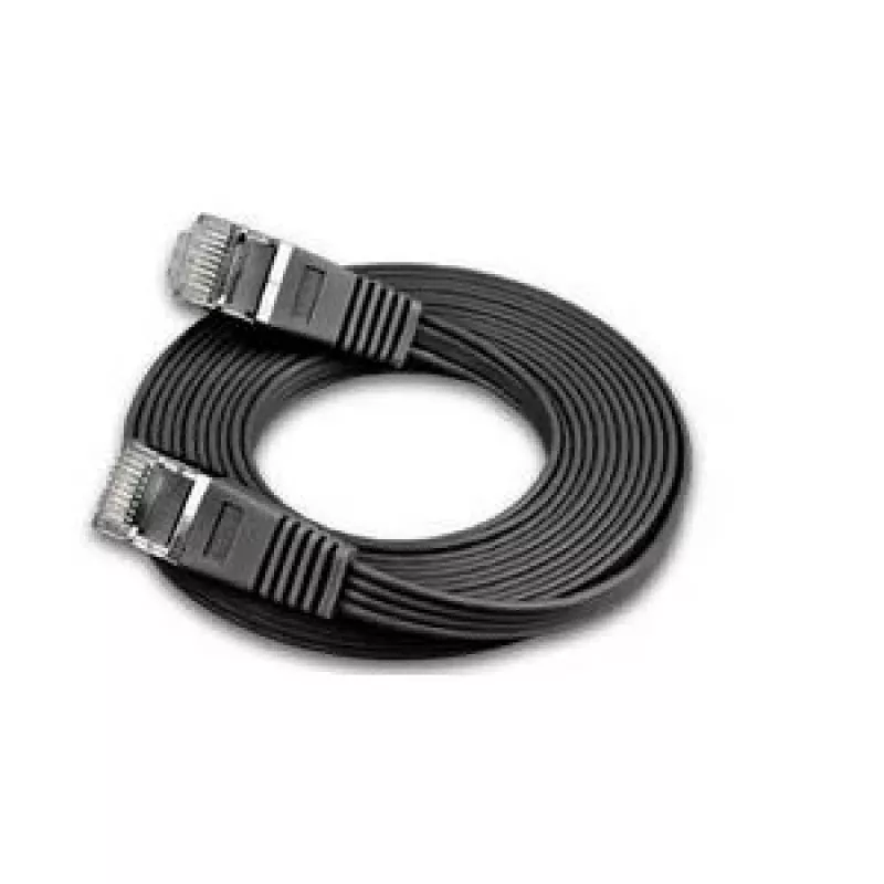 Wirewin Triotronik PKW-STP-SLIM-KAT6 1.0 SW Cat6 U/FTP Slim Ethernet patch kábel, 1 m, čierny